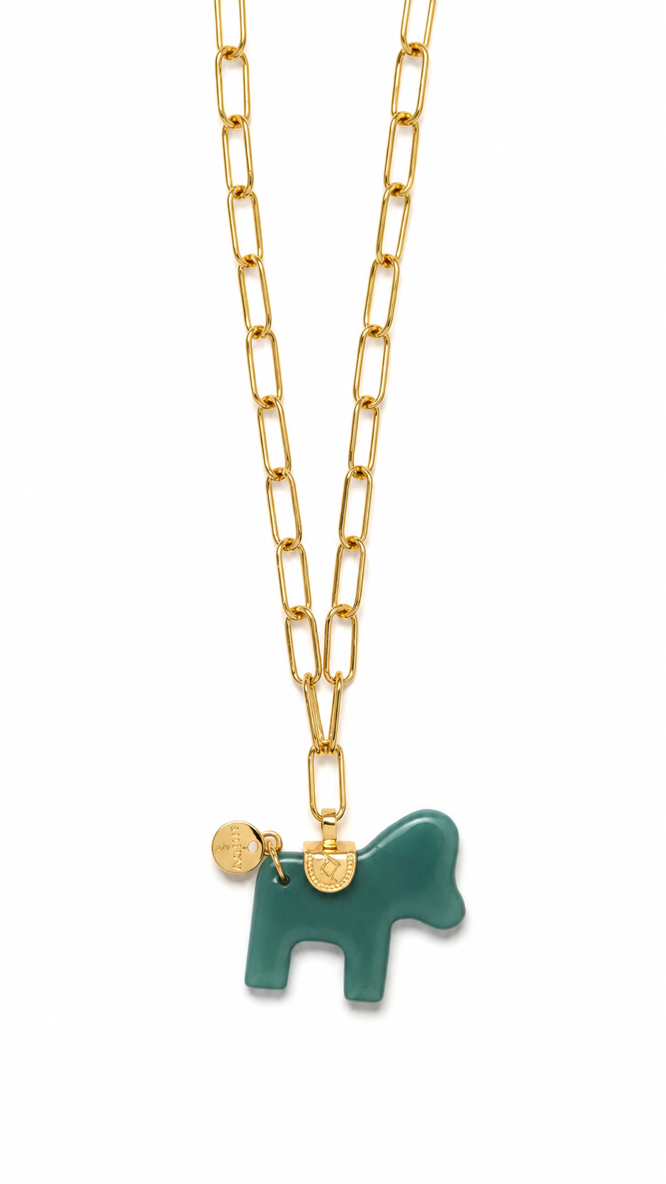 💚✨ Collar con Dije de Piedra Natural Sabanero foto 2