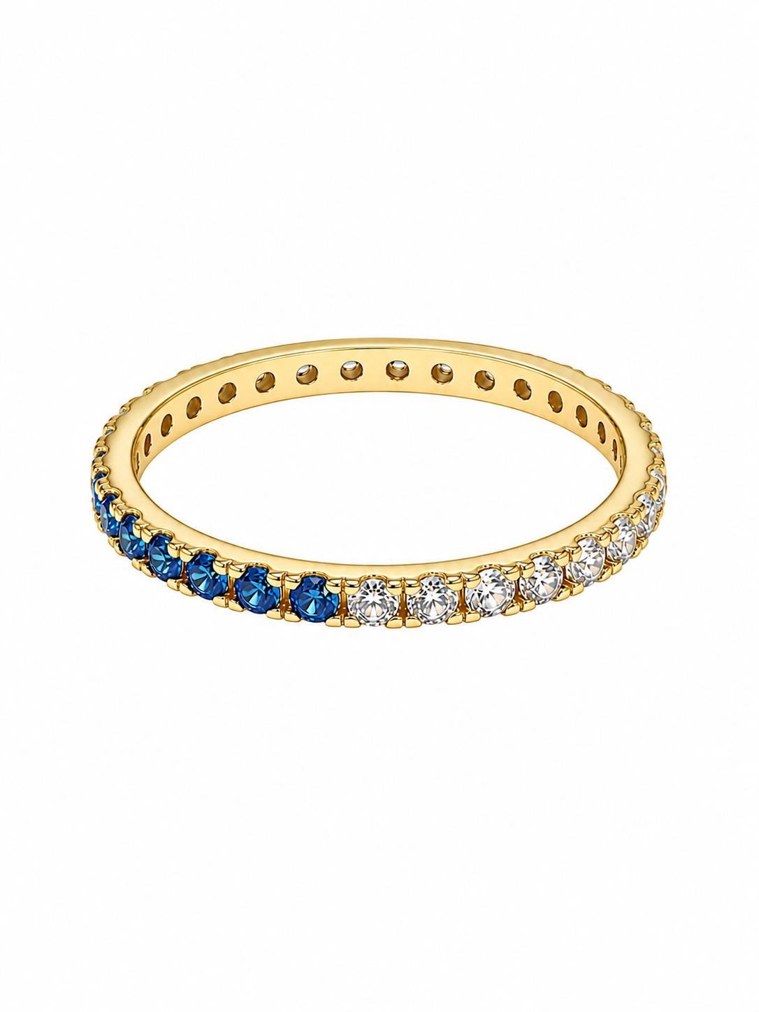 💍 Anillo Plata .925 con Circonias Colores