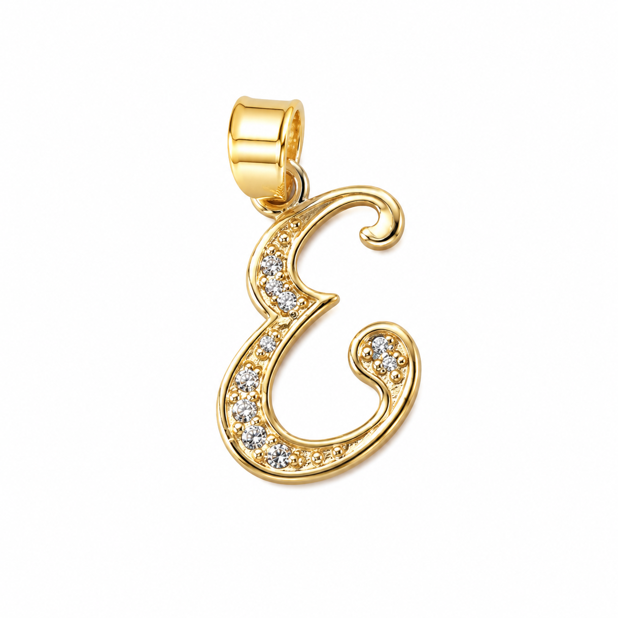 ✨ Collar Iniciales con Circonias – Chapa de Oro 14K ✨ foto 5